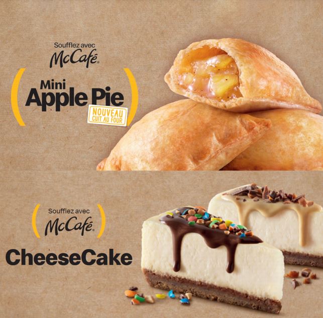 Minis Apple Pie Cheesecakes Mcdonald S