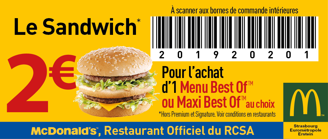 Mcdo Un Jour Un Bon Plan Calendrier - Communauté MCMS
