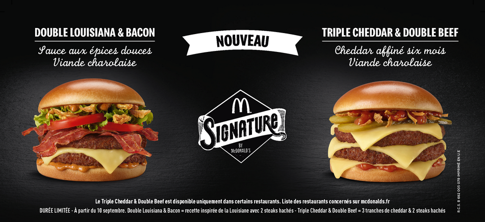 Nouvelles Recettes Signature Mcdonald S