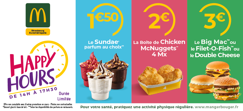 McDonald's Strasbourg : Eurométropole & Erstein