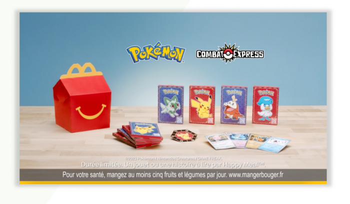 Pokémon chez Mc Donald, des cartes en France - Pokégraph